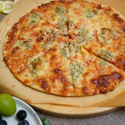 Parmesan & Walnut Vegetable Pizza