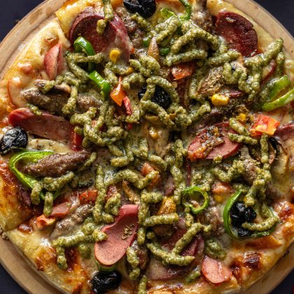 Chicken Pesto Artisan Pizza