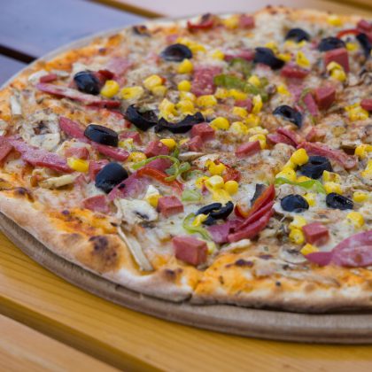 Italian Sausage & Olive Pizza