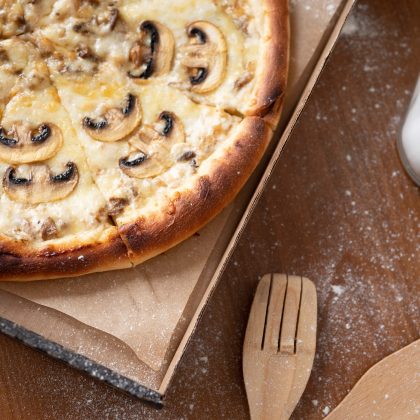 Slow Roasted Mushroom Pizza