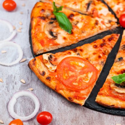 Garlic Herb Vegetarian Pizza