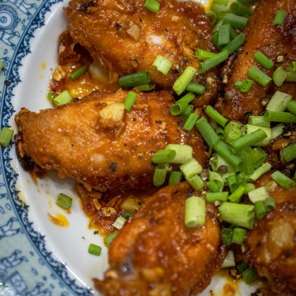 Spicy Garlic Chicken Wings