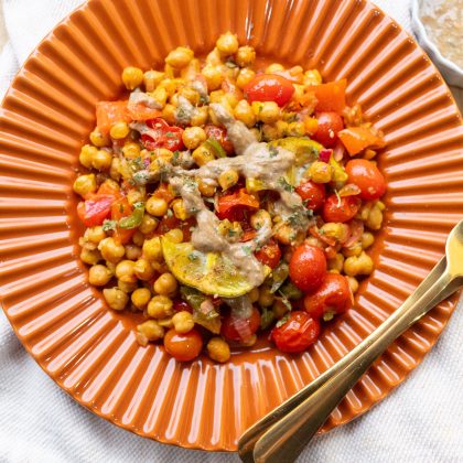 Lentil Roasted Pepper Salad