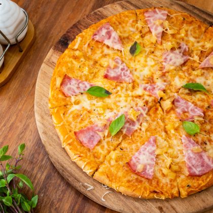 Honey Ham & Pineapple Pizza