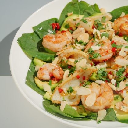 Prawn Citrus Leaf Salad