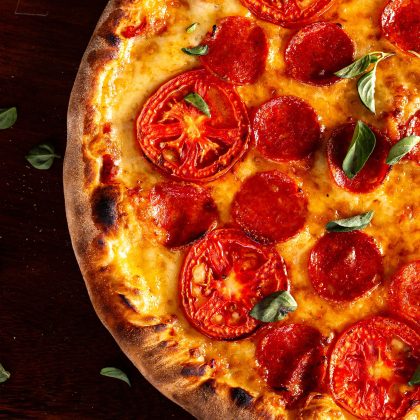 Pepperoni & Wild Herb Pizza