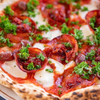Spicy Nduja Sausage Pizza