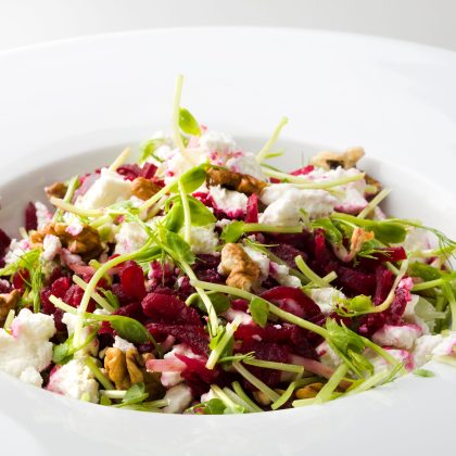 Goat Cheese Walnut Salad